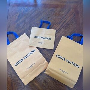 Louis Vuitton shopping bags